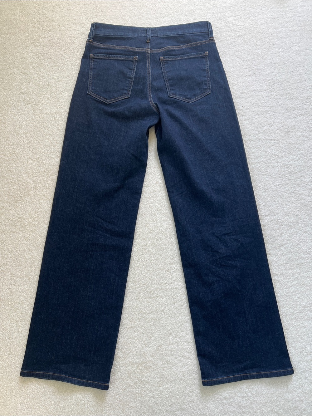 Kut from the Kloth Deep Indigo Charlotte Wide-Leg Jeans 4 Stretch - Picture 6 of 11